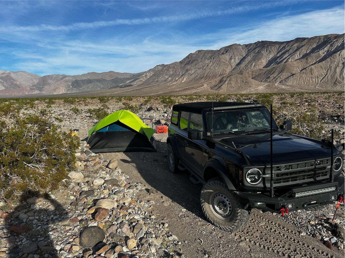 Saline Warm Springs Camp Death valley National Park
